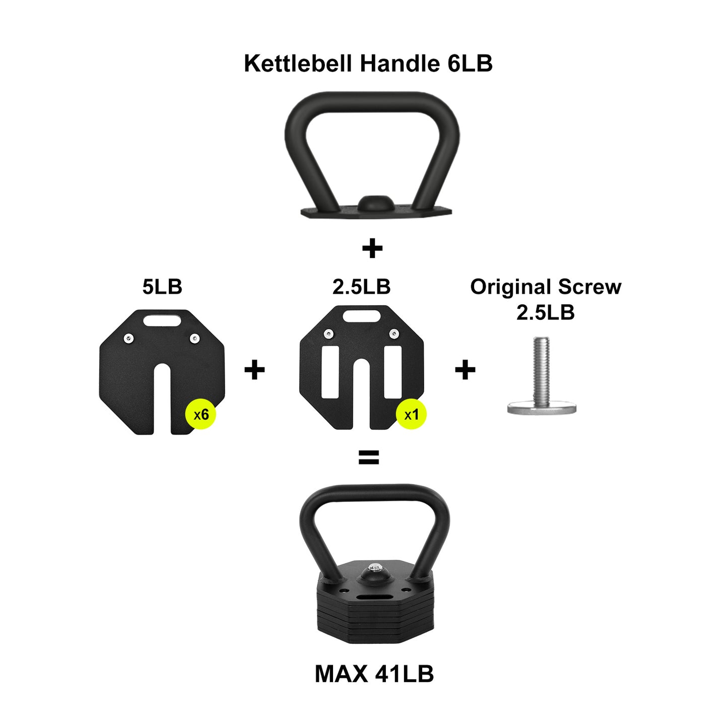 90LB Octagonal 3-in-1 Set