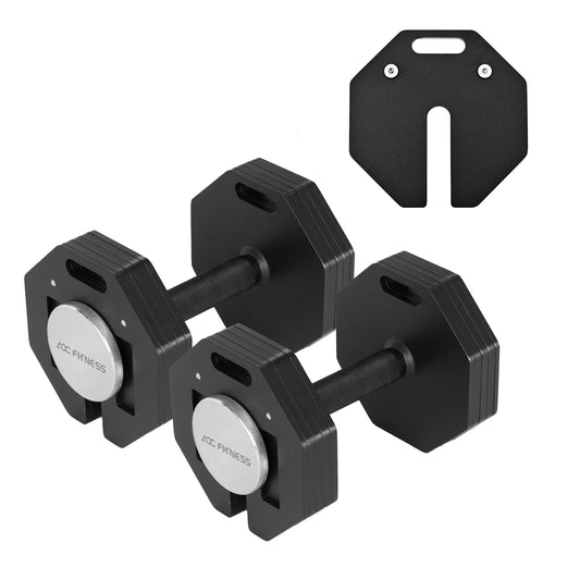 50LB Octagonal Dumbbells