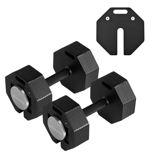 80LB Octagonal Dumbbells