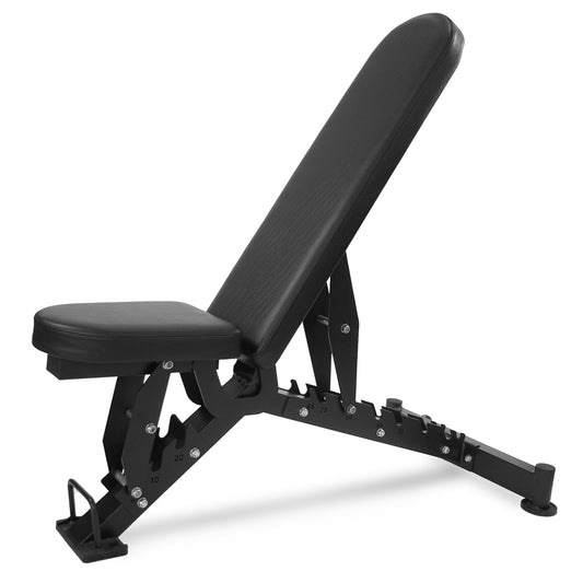 Adjustable Weight Bench, 1000LBS Weight Capacity Heavy-Duty Strength Training Bench, 8 Backrest & 3 Sitting Positions, Flat/Incline/Decline/Upright for Full Body Workout for Home Gym Dumbbell Exercise Black