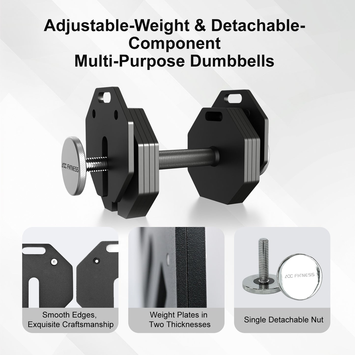 90LB Octagonal Dumbbells