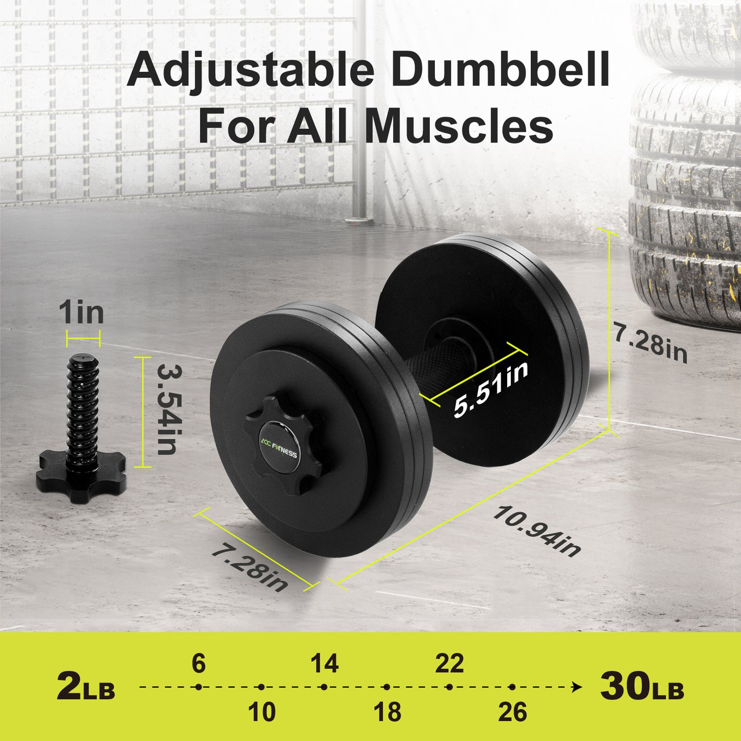30LB Nylon Dumbbells