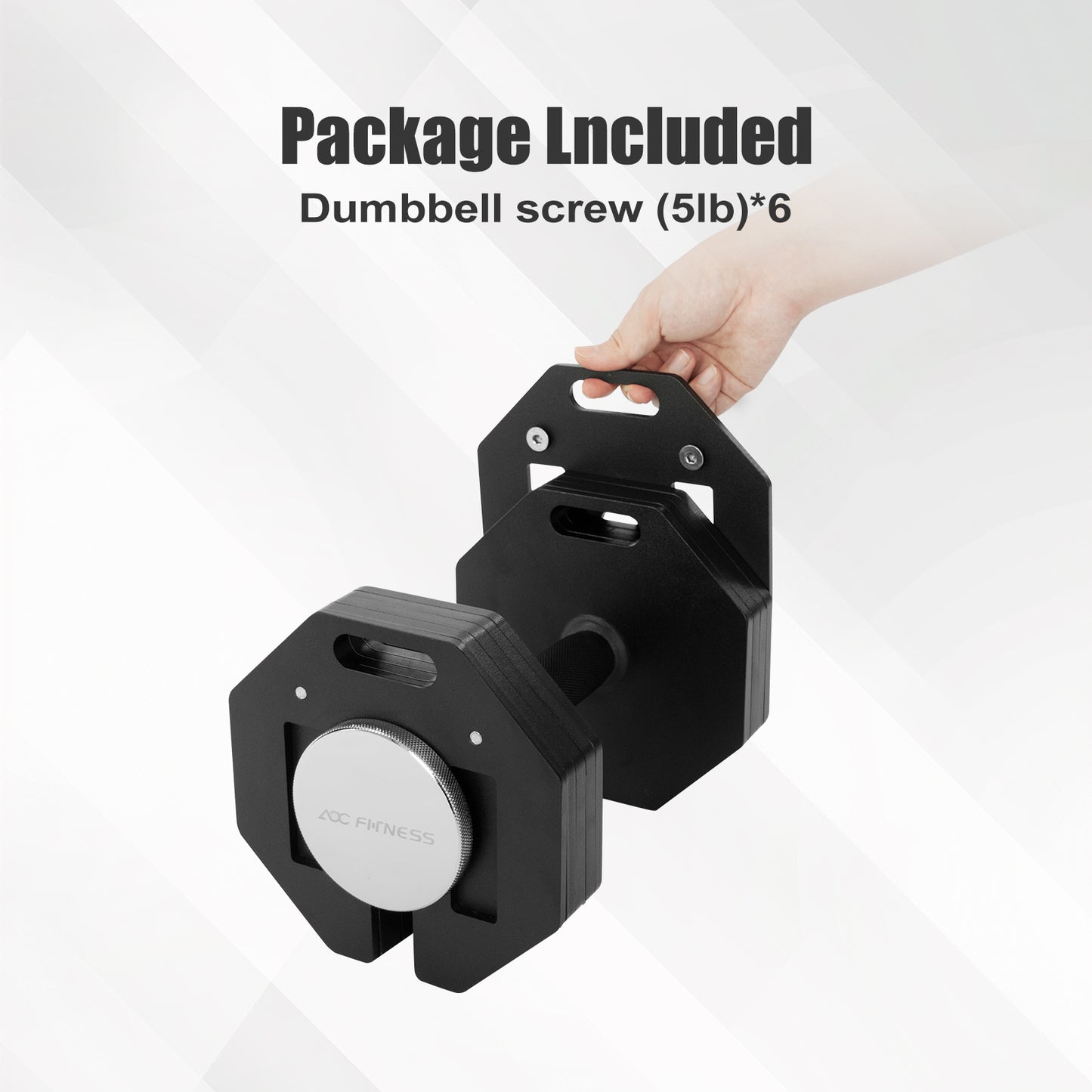 Octagonal Dumbbell Pieces*6