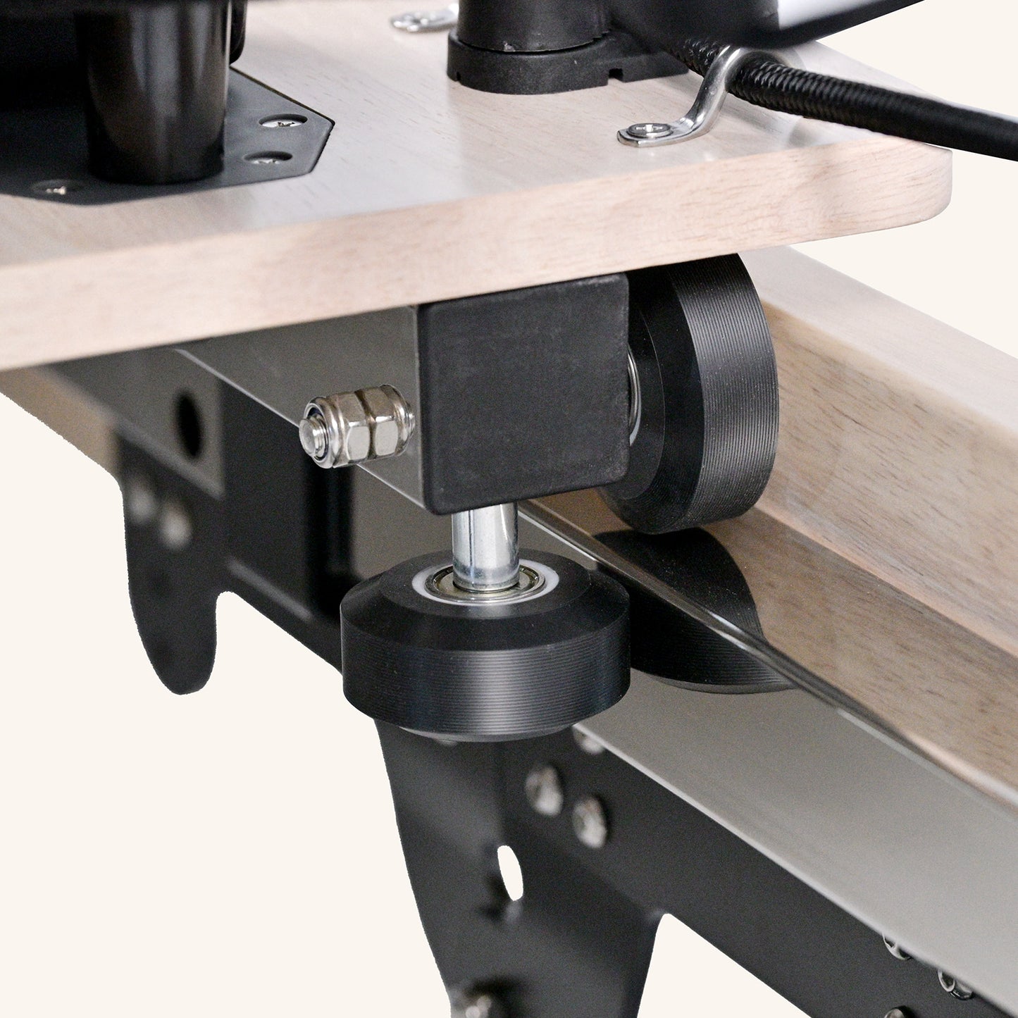 Oak Folding Reformer (White)