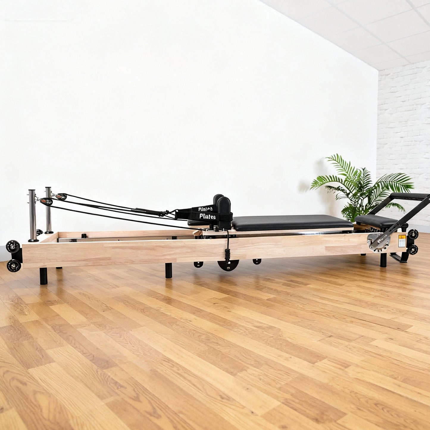Oak Folding Reformer (White)