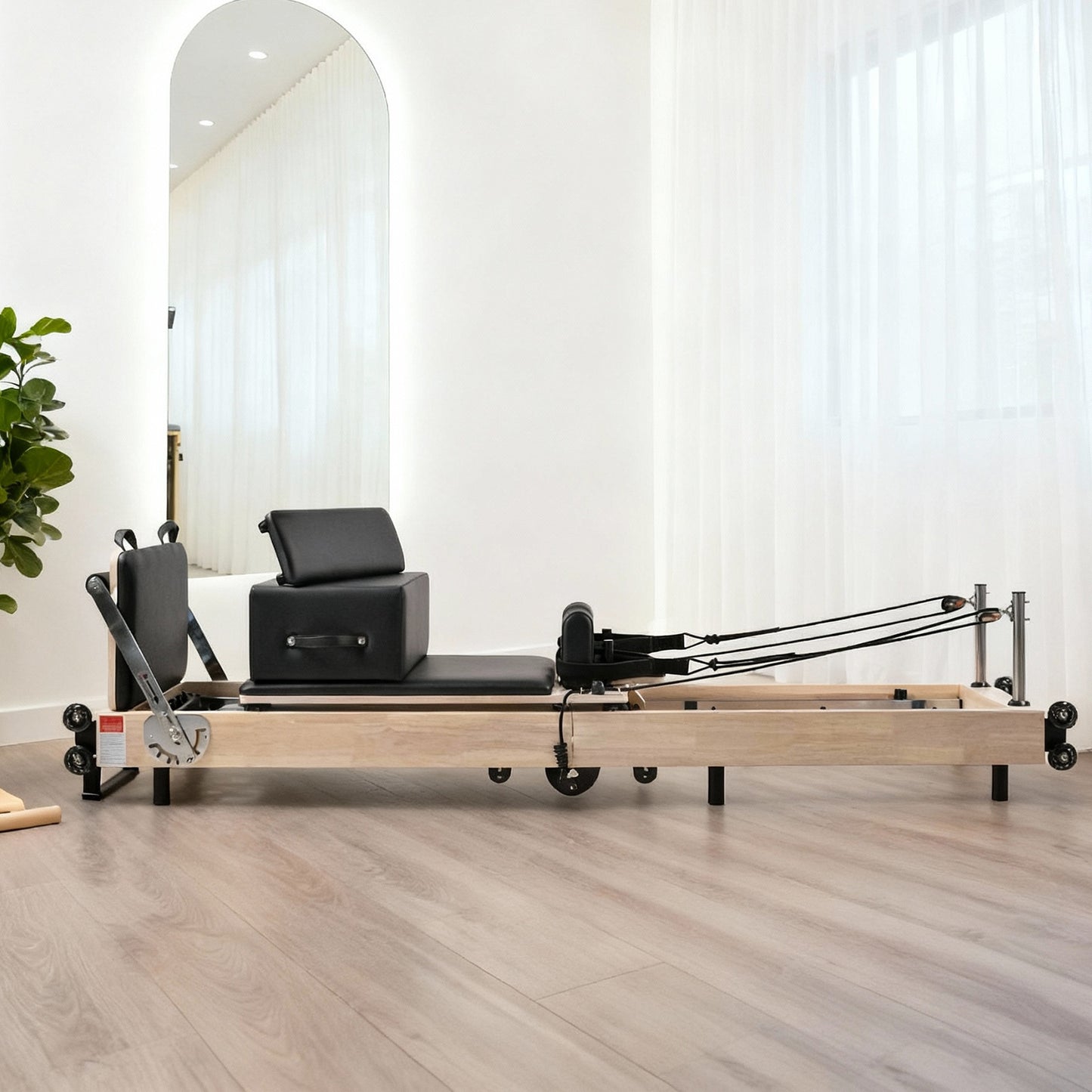Oak Folding Reformer (White)